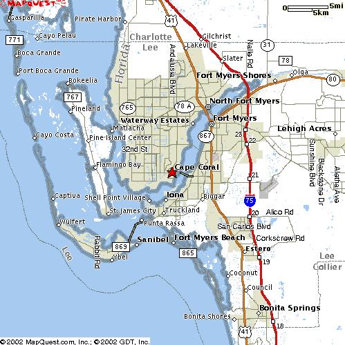 click for larger cape coral map